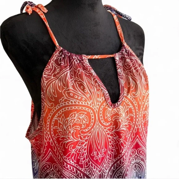 SHEIN Curve vibrant colored Maxi Dress 1XL NWOT - Picture 2 of 4